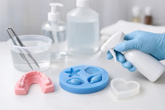 Como desinfetar moldagem de silicone sem distorcer