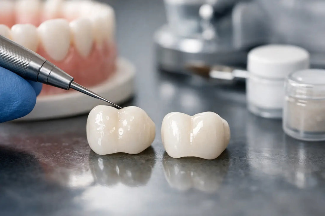 Como corrigir bolhas na cerâmica dental sem retrabalho