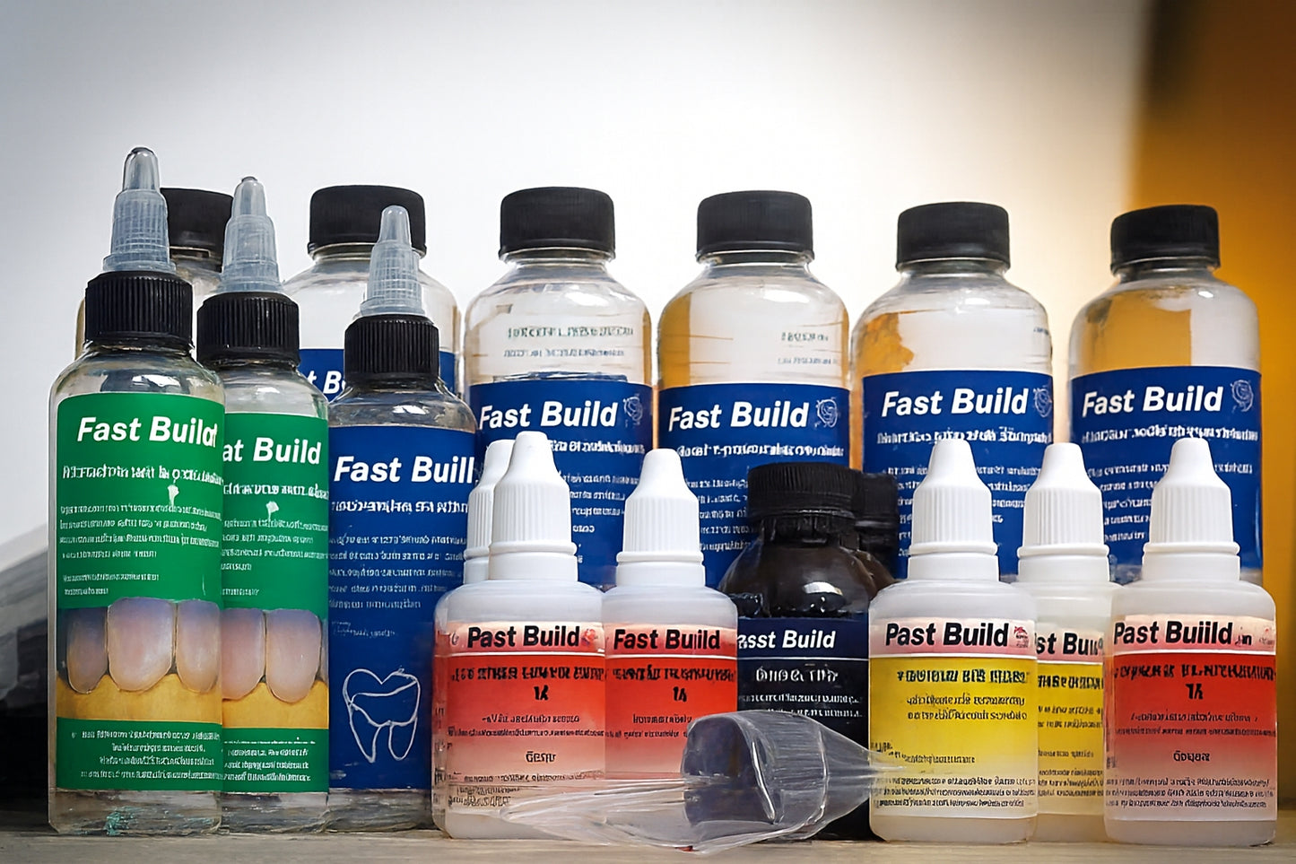 Fast Build, Liquido Do Stain E Glaze ( A ) 50ml Alta Transparente  Maestro  Dental
